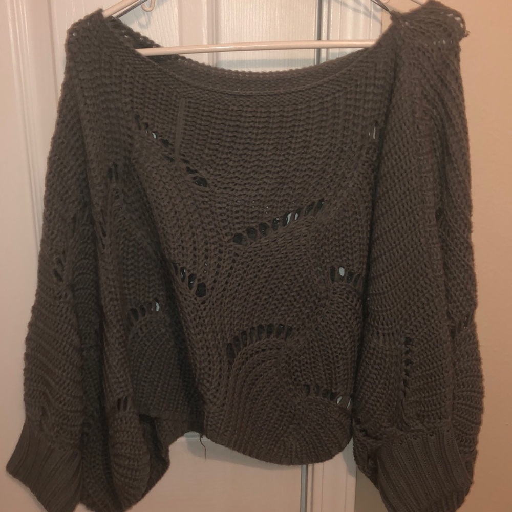 Dark grey sweater!